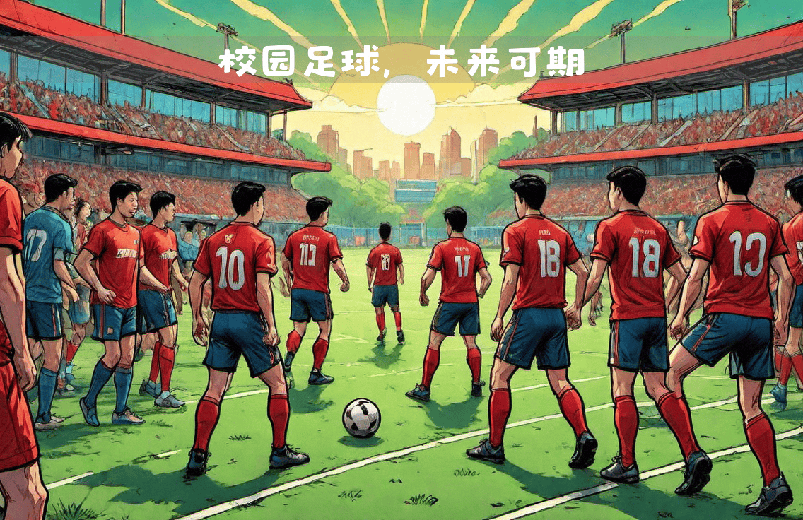 足球场上热血澎湃，球员拼搏不止